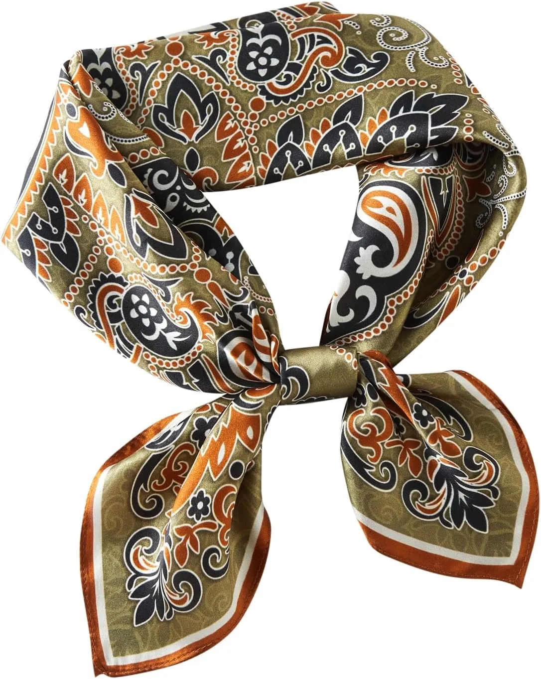 100% Mulberry Silk Scarf 27"x27" Square Silk Scarves Hair Wrap Neck Head Scarf for Women, Mothers Day Gifts