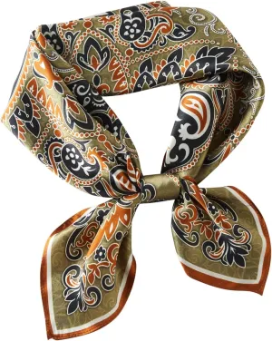 100% Mulberry Silk Scarf 27"x27" Square Silk Scarves Hair Wrap Neck Head Scarf for Women, Mothers Day Gifts
