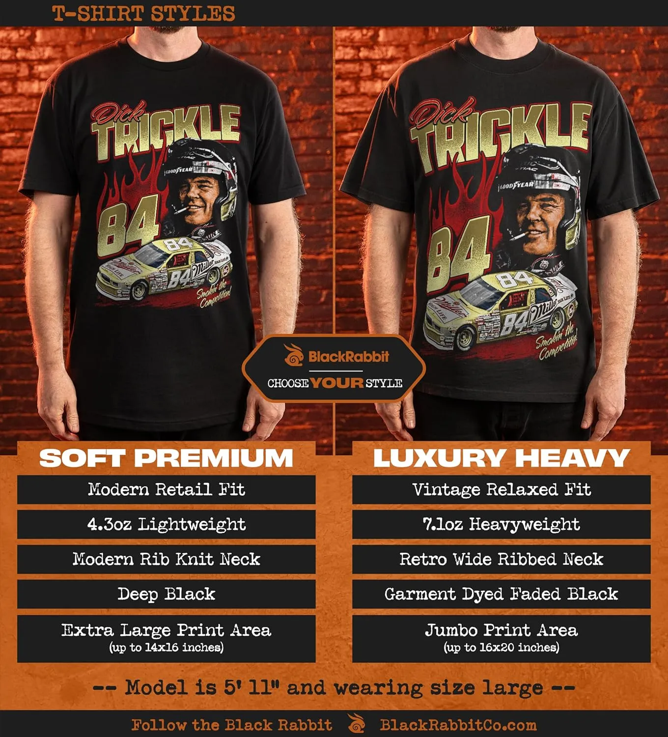 80s Racing Dick Trickle 84 Retro Vintage Unisex Classic T-Shirt