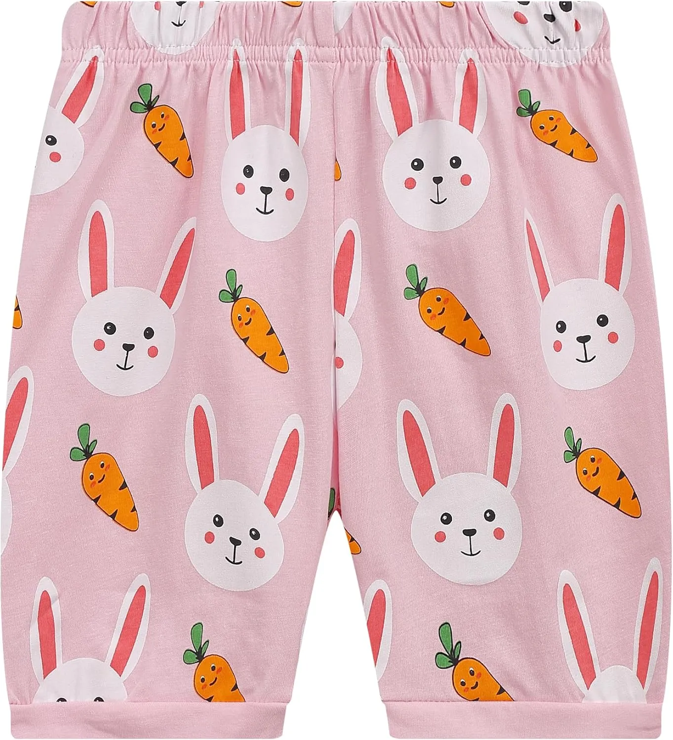 Akyzic Little Girls Summer Pajamas Kids 100% Cotton 2 Piece Pjs Toddler Girls Short Sleeve Sleepwear Clothes Sets 3-10T