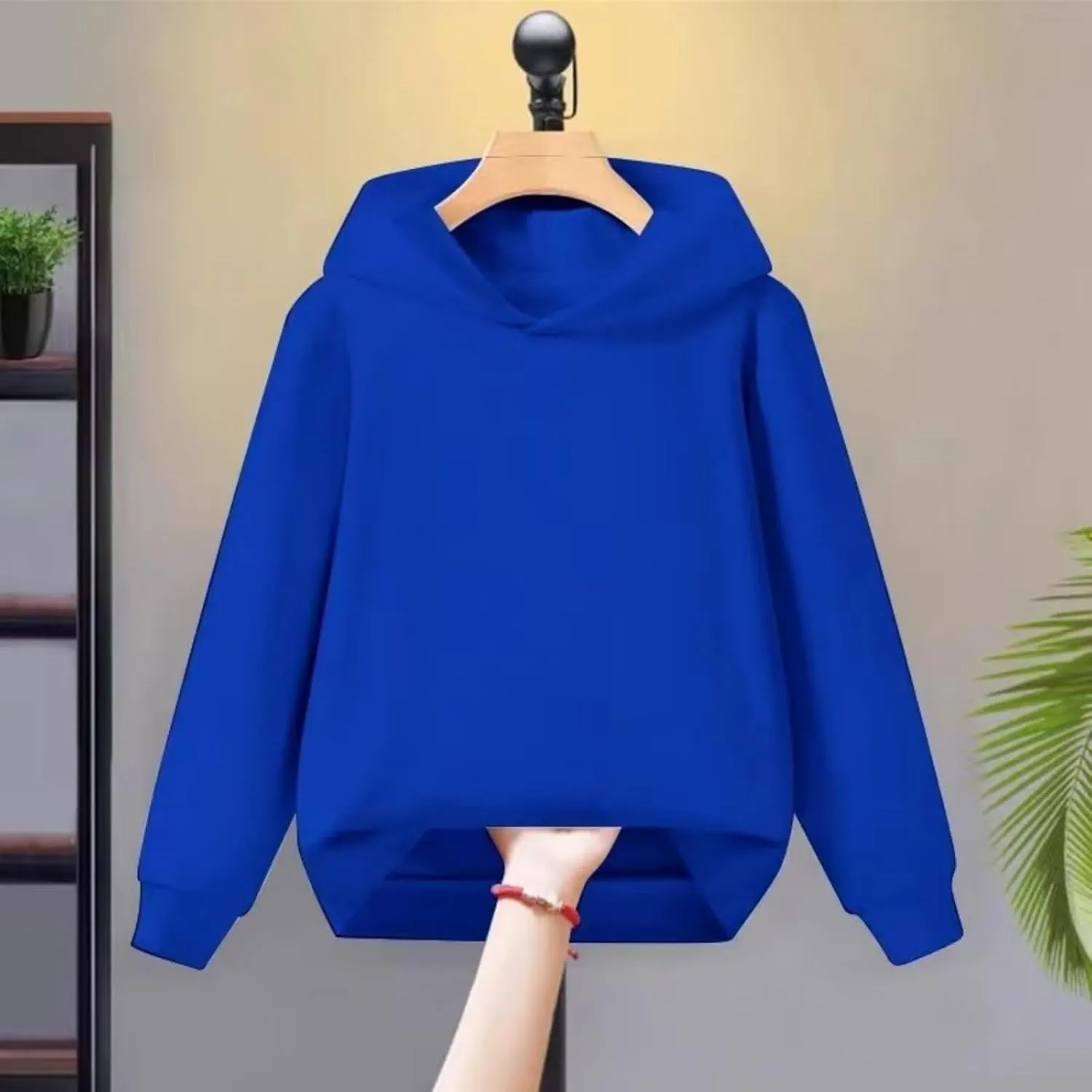Baby Boys Girls Solid Casual Hoodies Oversized Long Sleeve Hooded Sweatshirts Soft Clothes
