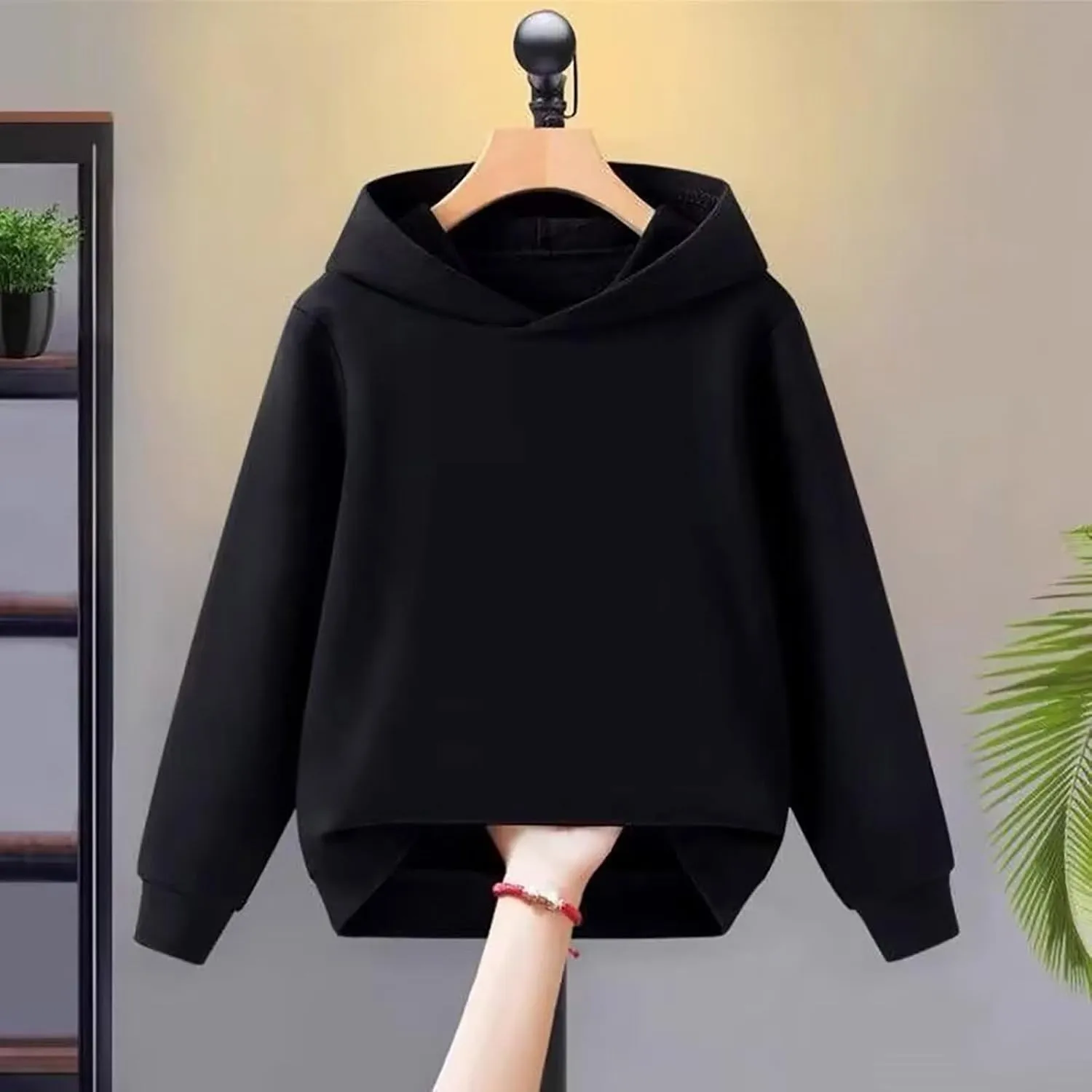 Baby Boys Girls Solid Casual Hoodies Oversized Long Sleeve Hooded Sweatshirts Soft Clothes