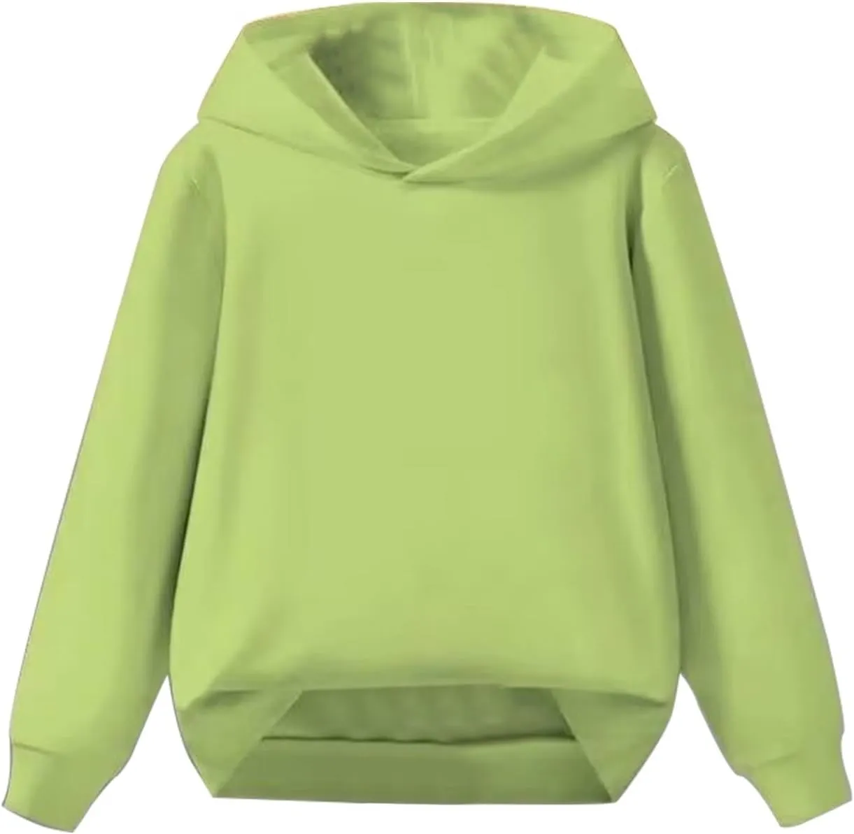 Baby Boys Girls Solid Casual Hoodies Oversized Long Sleeve Hooded Sweatshirts Soft Clothes