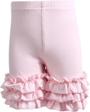 Baby Toddler Girls Ruffles Shorts Little Girls Bottoms Cotton Pants 3 Months-6T