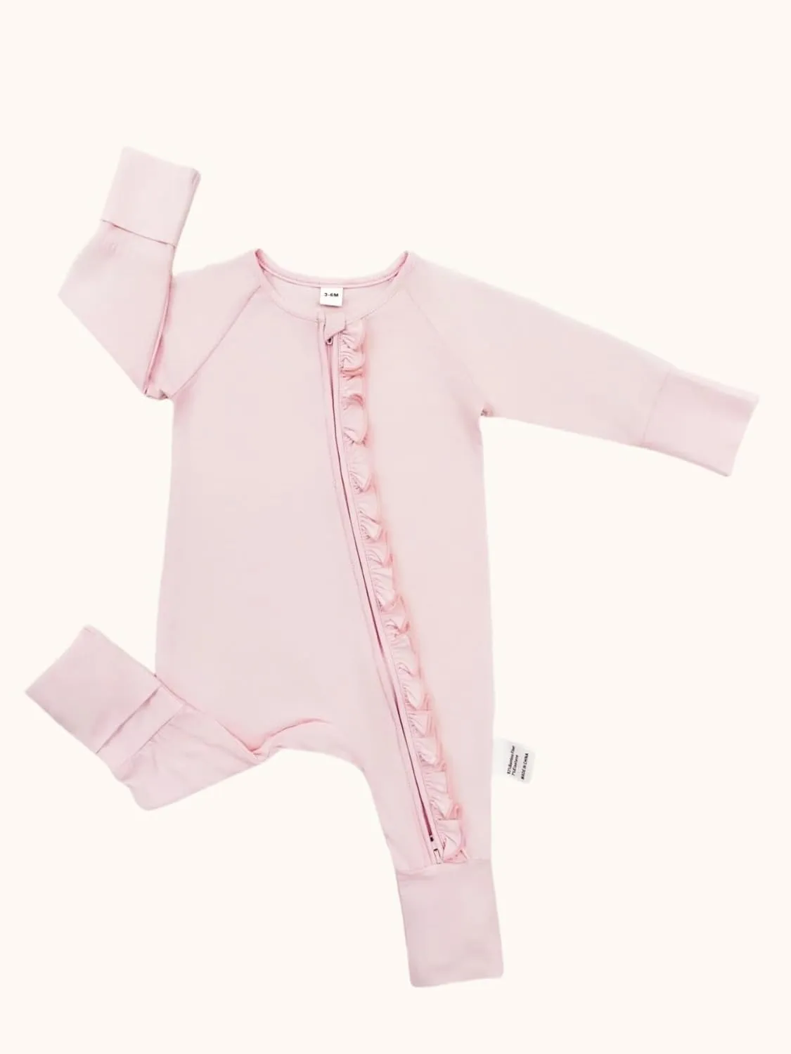 Bow Dream Baby Girl Romper Jumpsuit Bamboo Rayon Baby Clothes Boys & 2 Way Zipper Outfit Baby Clothes for Girls