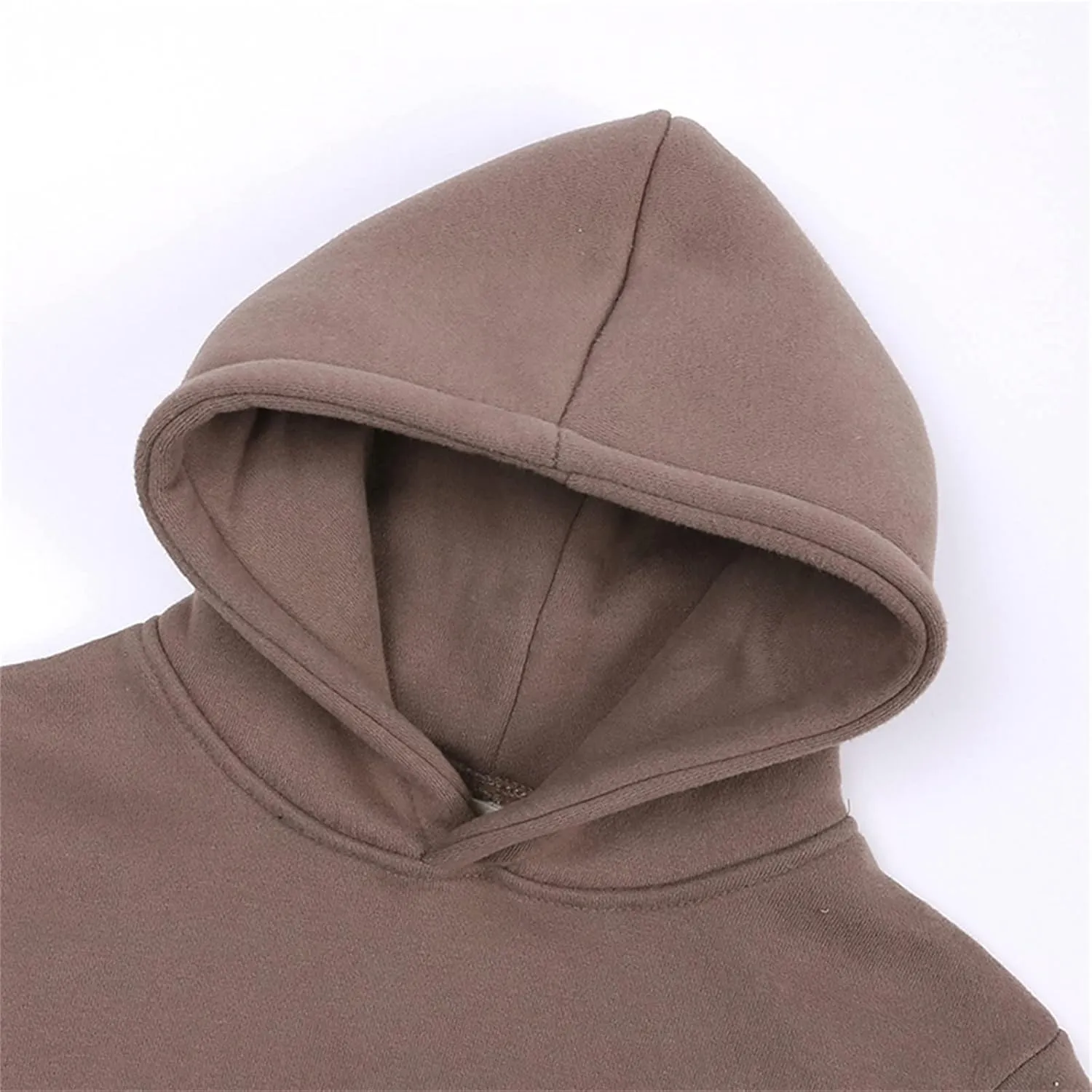 Boys and Toddlers' Fleece Pullover Casual Pocket Solid Hoodie Sweatshirts Infant Kids Girls Sport Long Sleeve Tops