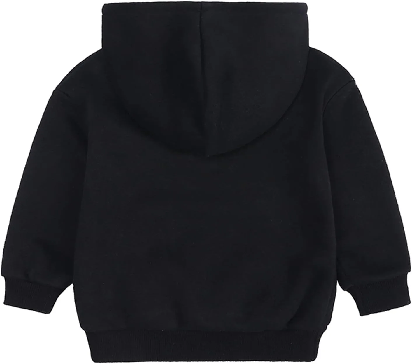 Boys and Toddlers' Fleece Pullover Casual Pocket Solid Hoodie Sweatshirts Infant Kids Girls Sport Long Sleeve Tops
