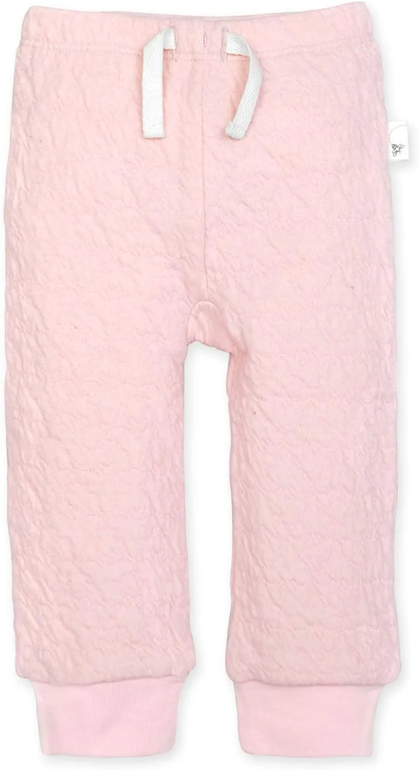 Burt's Bees Baby Knit Jogger Pants, Baby Sweatpants, 100% Organic Cotton Infant Bottoms
