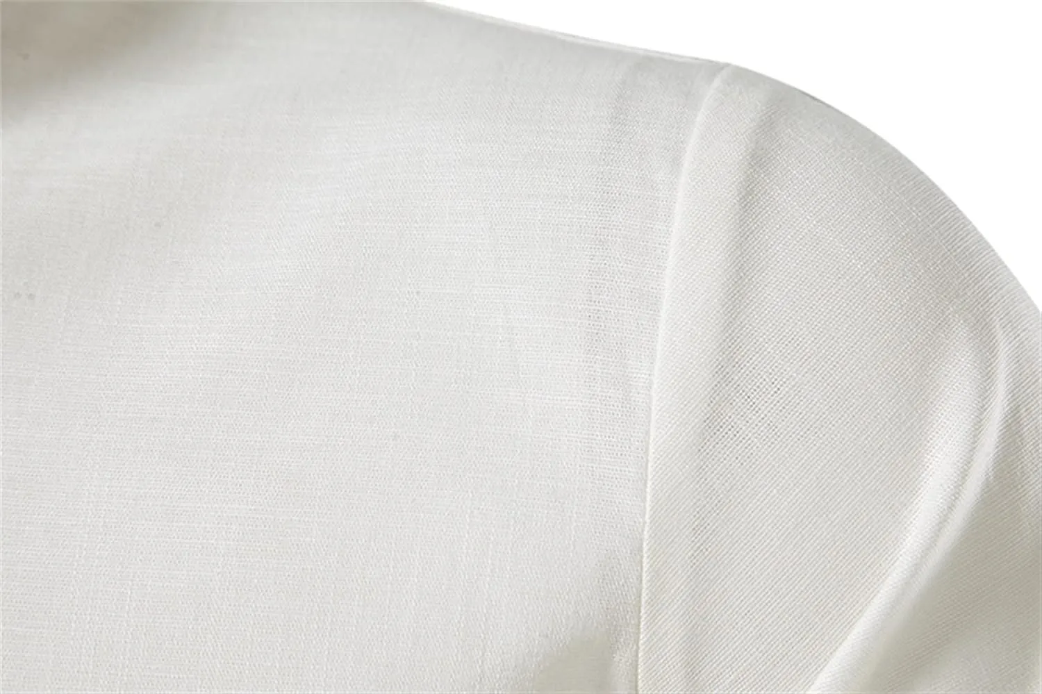 Button Down Short Sleeve Linen Shirts Summer Casual Cotton Beach Shirts Lightweight Banded Collar Henley Shirt