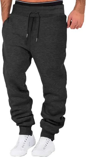 Cargo Sweatpants for Men Mens Lounge Pants Pants for Workout Running Training Jogging Gym Mens Jogger Sweatpants with