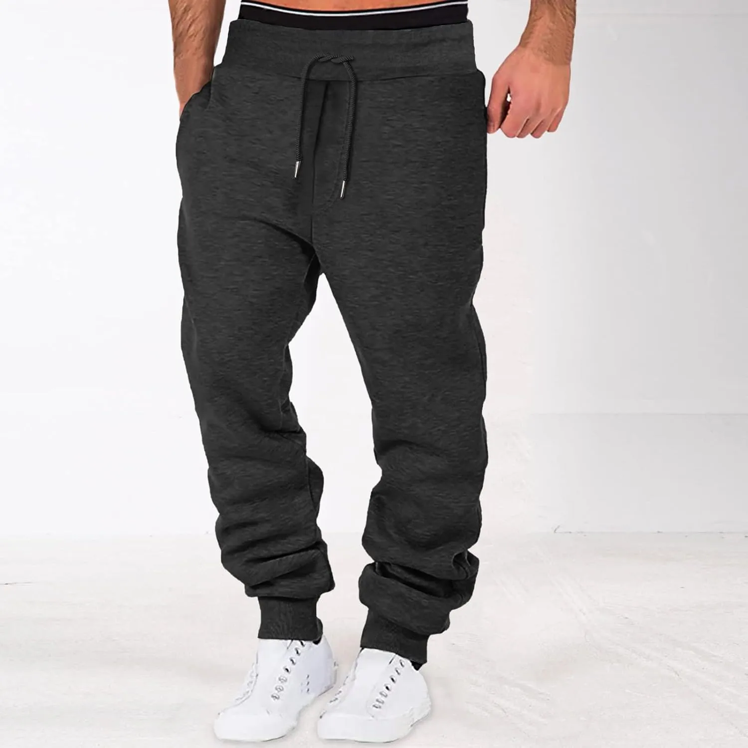 Cargo Sweatpants for Men Mens Lounge Pants Pants for Workout Running Training Jogging Gym Mens Jogger Sweatpants with