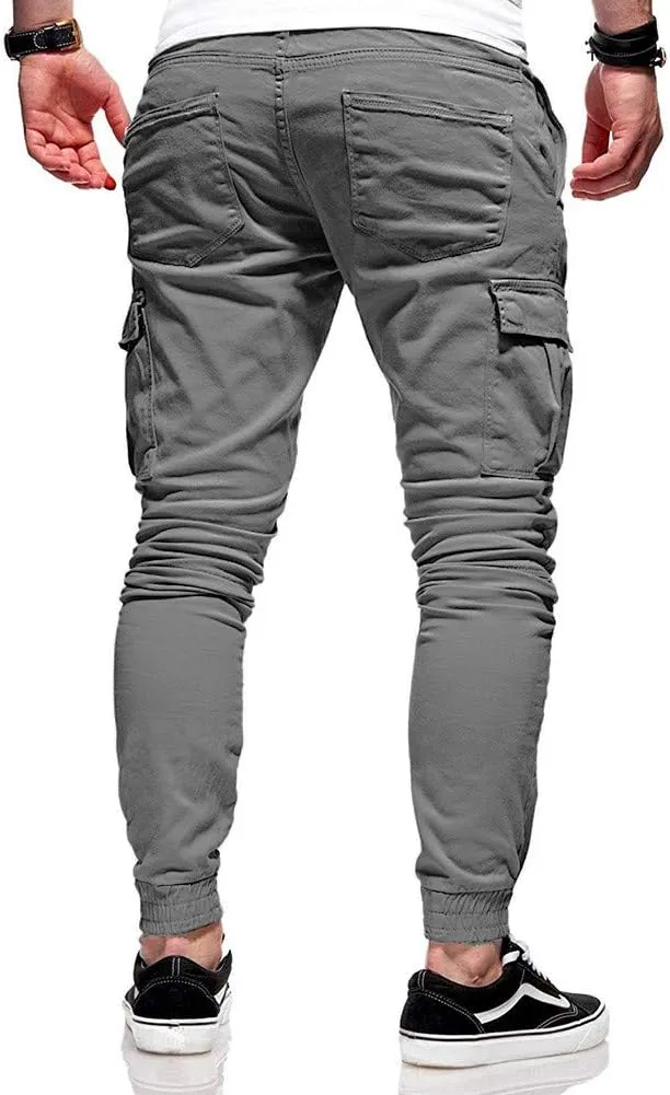 Cargo Sweatpants for Men Mens Lounge Pants Sweatpants for Men Men's Sports Casual Jogging Trousers Lightweight Hiking