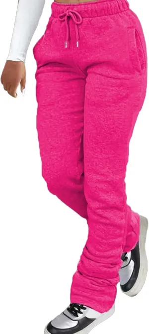 Casual Loose Yoga Pants Bottoms Lined Thermal Sports Trousers Workout Sweatpants Rag and Bone Sweatpants