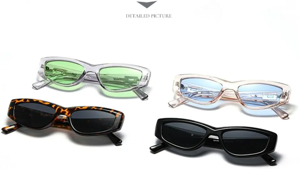 CGZWFERA-Retro Cat Eye Women's Sunglasses Vintage Punk Eyeglasses Man Accessories