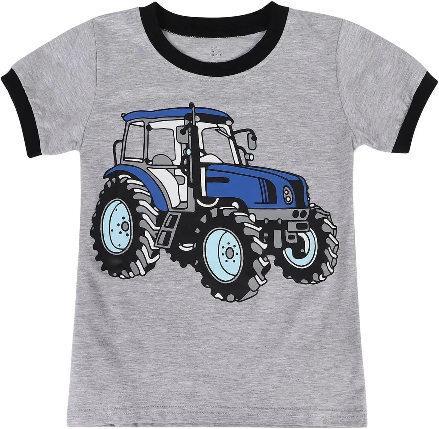 Children's 2 Piece Pajama Set Pure Cotton Summer Short Sleeved Summer Children's Round Neck Short 6 Months