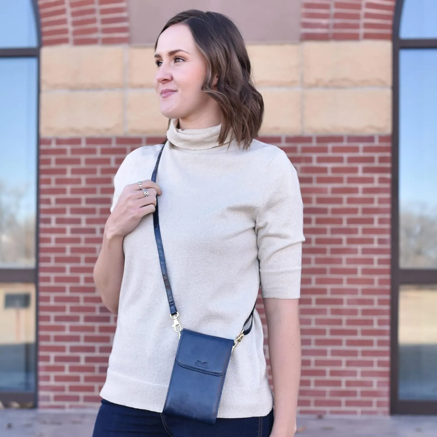 Classico Small Crossbody Phone Purse for Women - Crossbody Bag Wallet for Phone, Cards, Accessories
