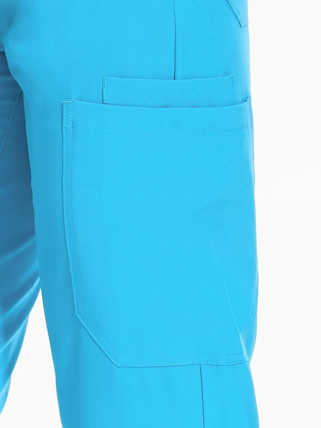 COZYFIT Scrubs for Men - 4 Pockets V-Neck Scrub Top and 7 Pockets Jogger Pants Mens Scrubs Set