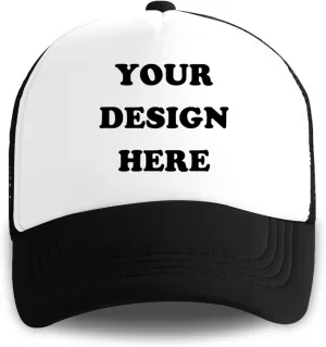 Custom Hat Add Your Text Custom Logo Hat Adjustable Baseball Caps for Men Women Basic Custom Trucker Hat Unisex Aldult