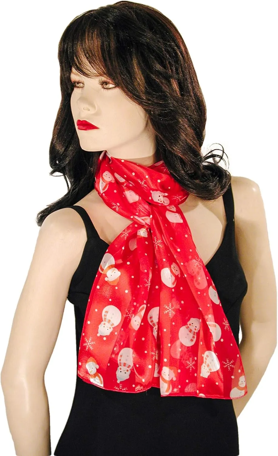 Cute Snowmen Christmas Holiday Scarves