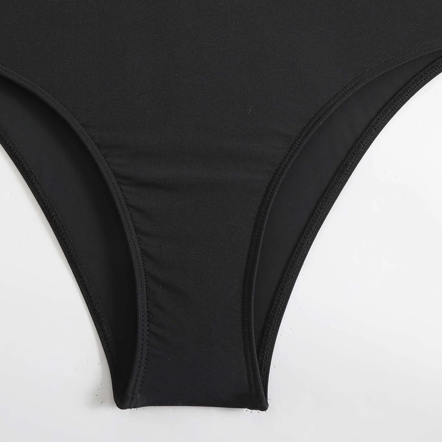 DDAPJ pyju One Shoulder One Piece Swimsuit for Women Tummy Control Bathing Suits Backless Full Coverage Padded Swimwear