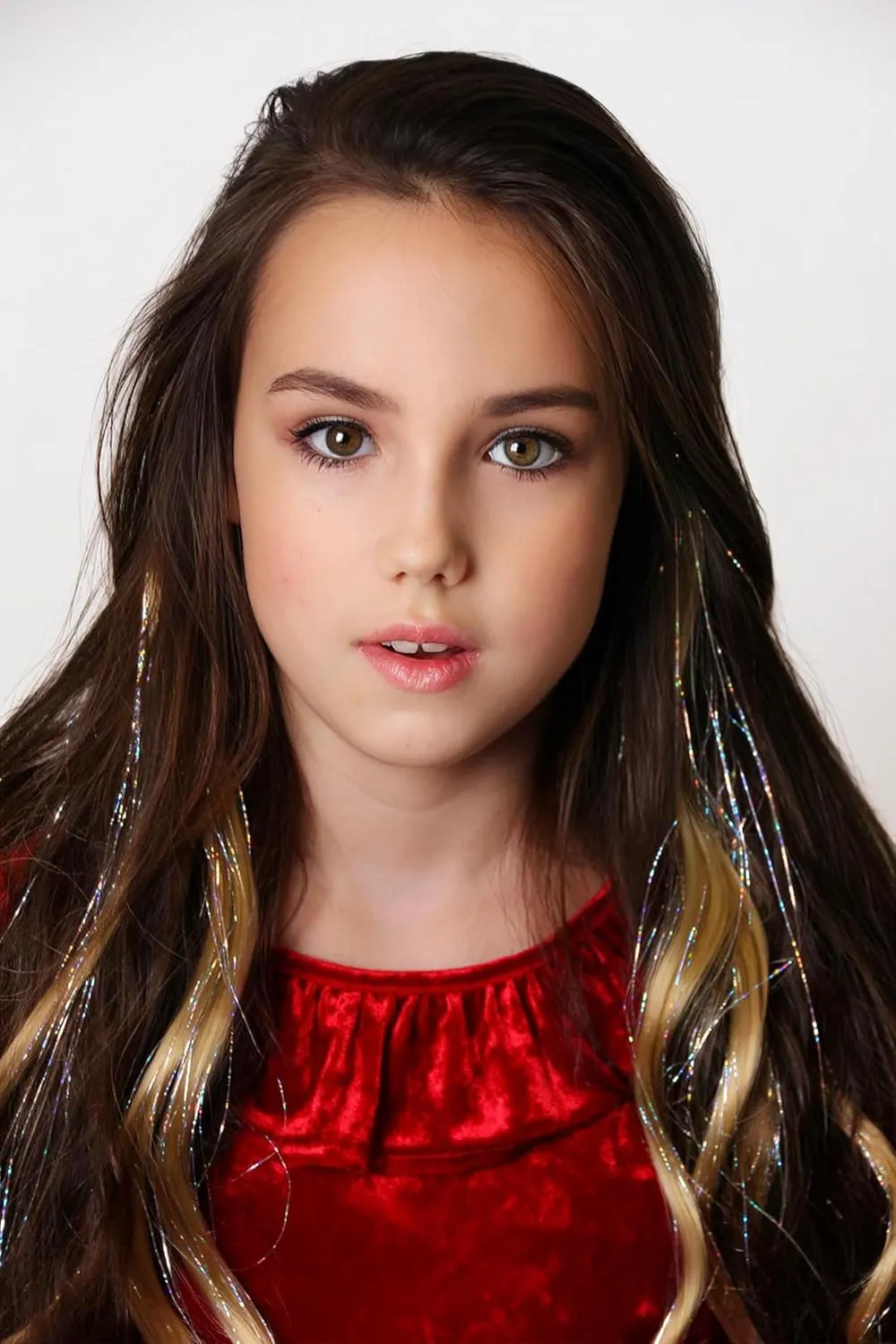 Dreamlover Tinsel Hair Extensions, Sparkly Hair Accessories for Girls, Honey Blonde, 24 Pieces