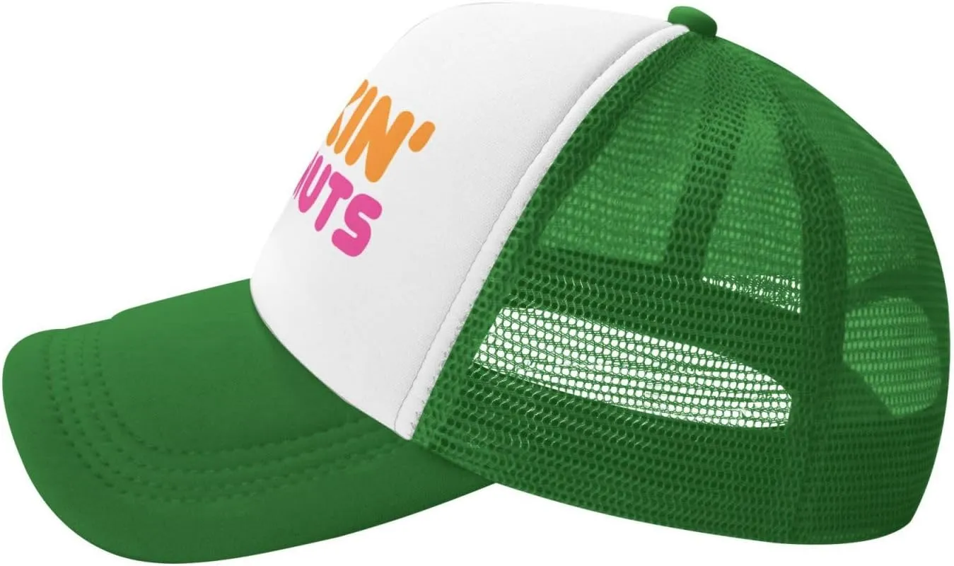 Dunkin Deez Funny Nuts Trucker Hat Funny Hats Men Women Adult Dirty Humor Vintage Snapback Baseball Cap