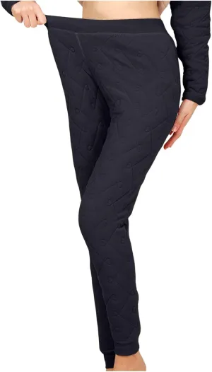 Fleece Lined Leggings Womens Winter Cozy Lounge Pants High Waisted Soft Fleece Pajama Bottoms Sleepwear