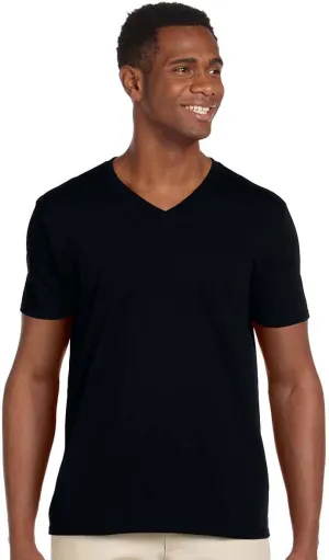 Gildan Men's Softstyle Preshrunk Heather V-Neck T-Shirt