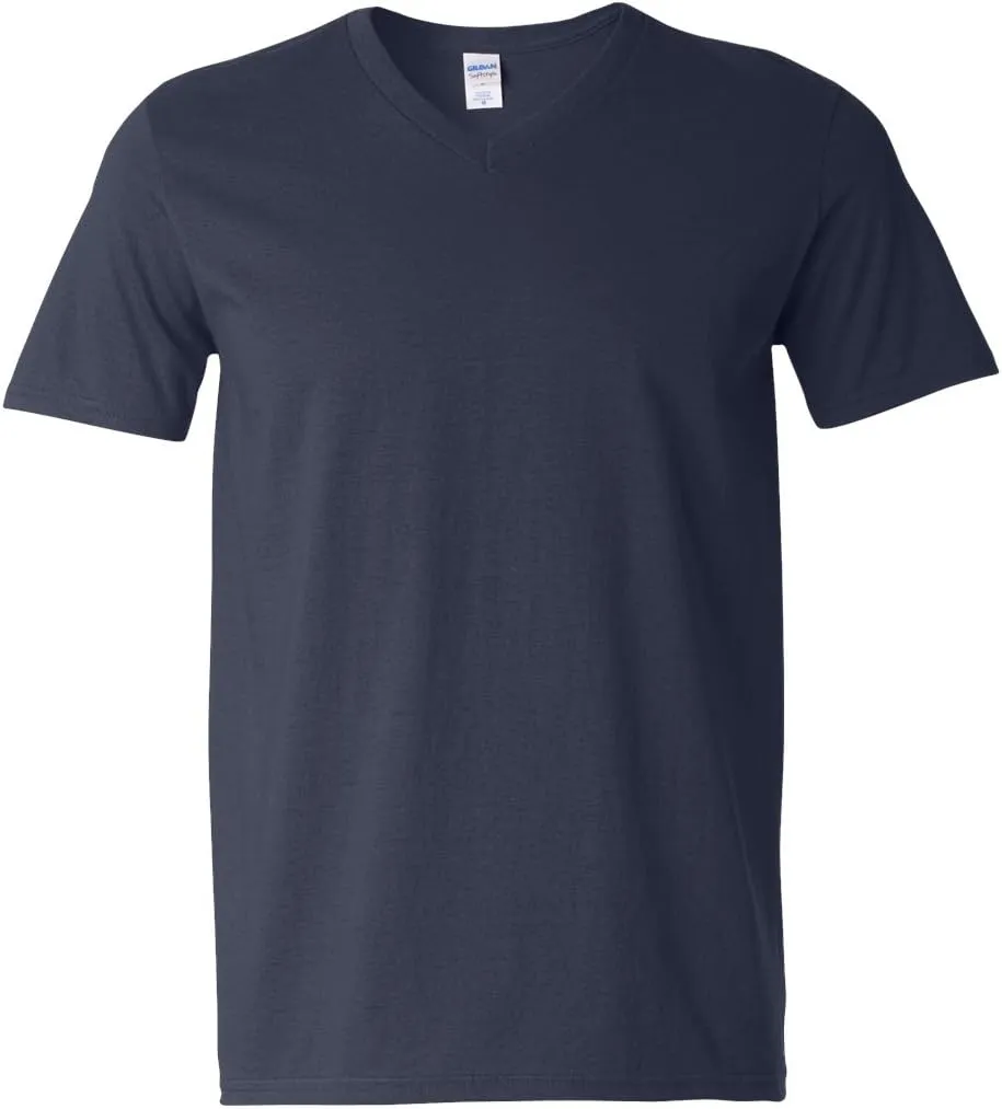 Gildan Men's Softstyle Preshrunk Heather V-Neck T-Shirt