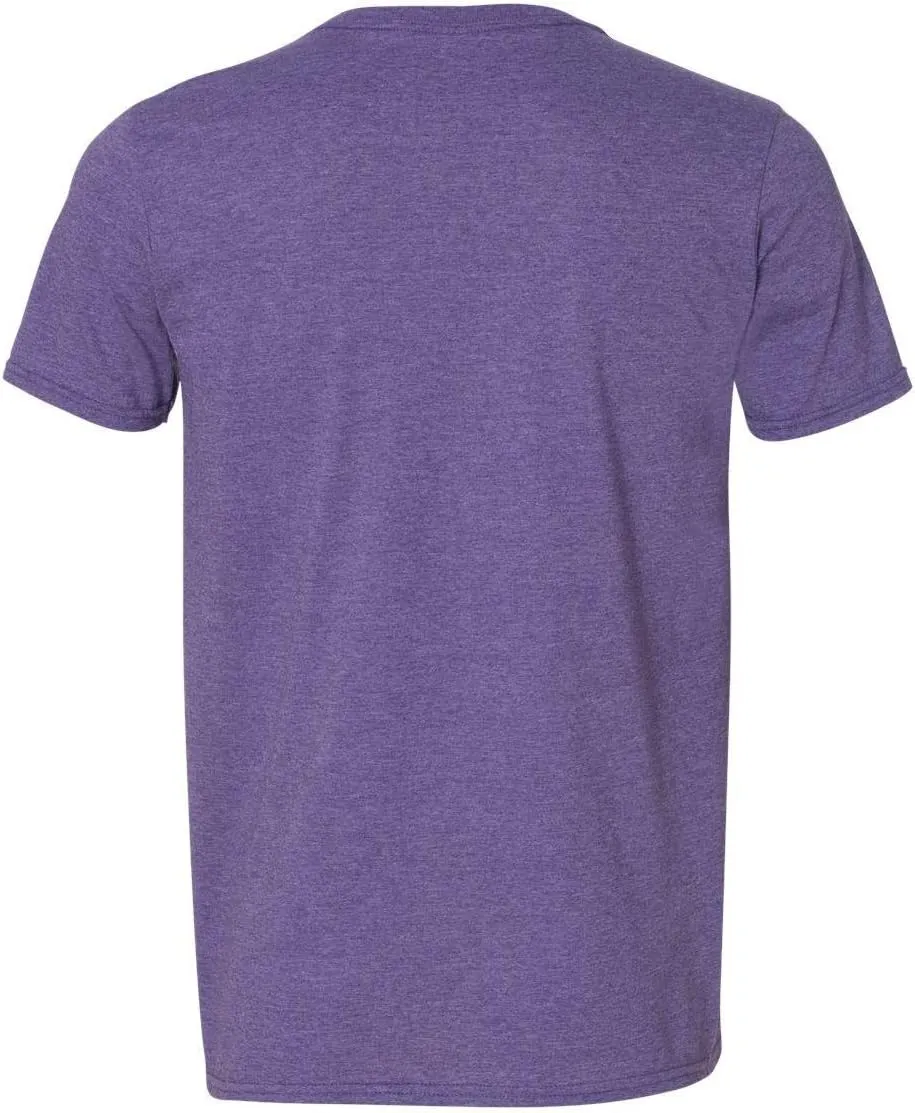 Gildan Men's Softstyle Preshrunk Heather V-Neck T-Shirt