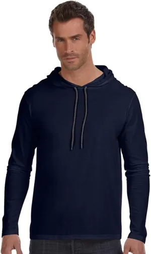Gildan - Softstyle Lightweight Hooded Long Sleeve T-Shirt - 987