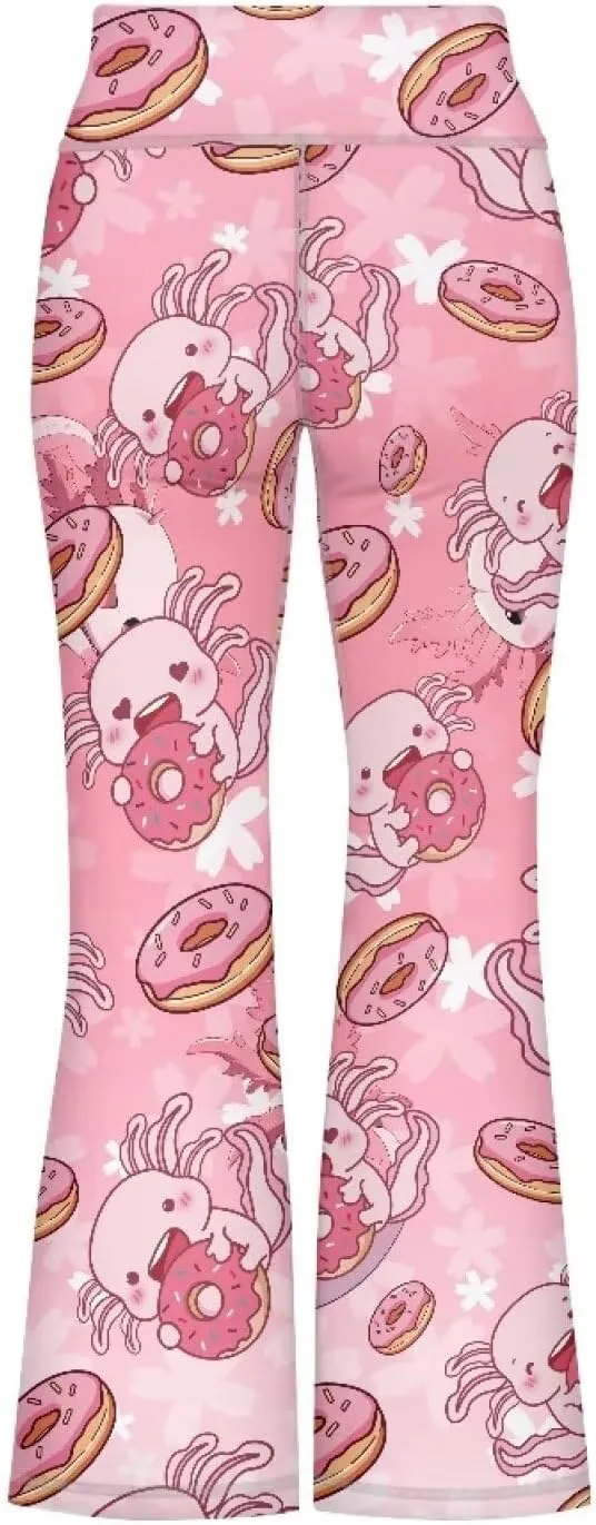 Girl's Flare Leggings High Waisted Bootcut Yoga Pants Kids Dance Bell Bottoms Pants Stretchy Sweatpants