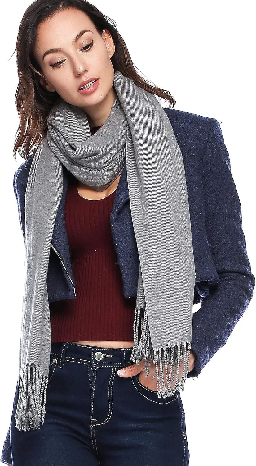 HOYAYO Wool Shawl Wraps - Extra Large Thick Soft Pashmina Scarf