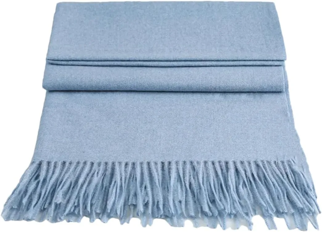 Imitation Wool Shawls Female Pashmina Scarves Oversized Keep Warm Wraps Scarf Women Thickening Cashmere Winter Scarfs
