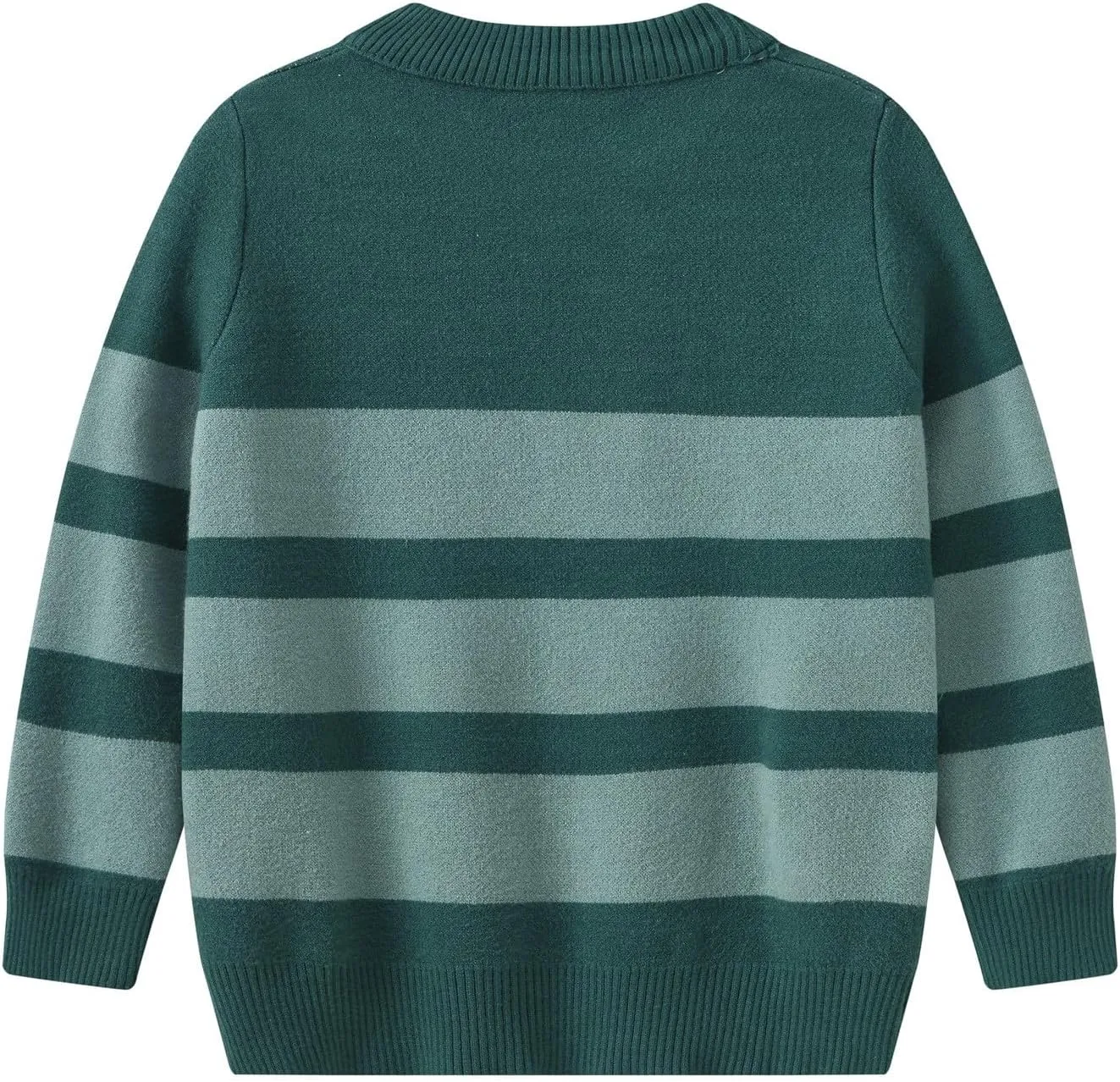Kids Boys Long Sleeve Sweater Knit Crewneck Pullover Striped Sweater Sweatshirts Pullover Jumper Fall Winter