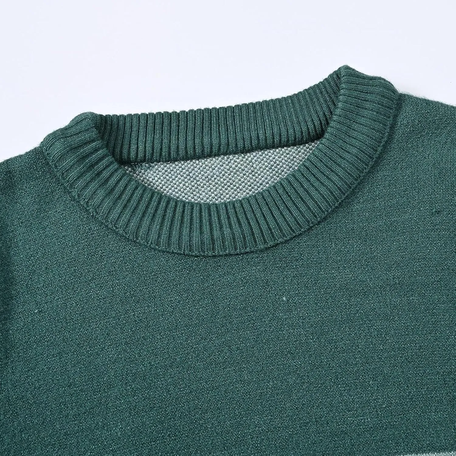 Kids Boys Long Sleeve Sweater Knit Crewneck Pullover Striped Sweater Sweatshirts Pullover Jumper Fall Winter