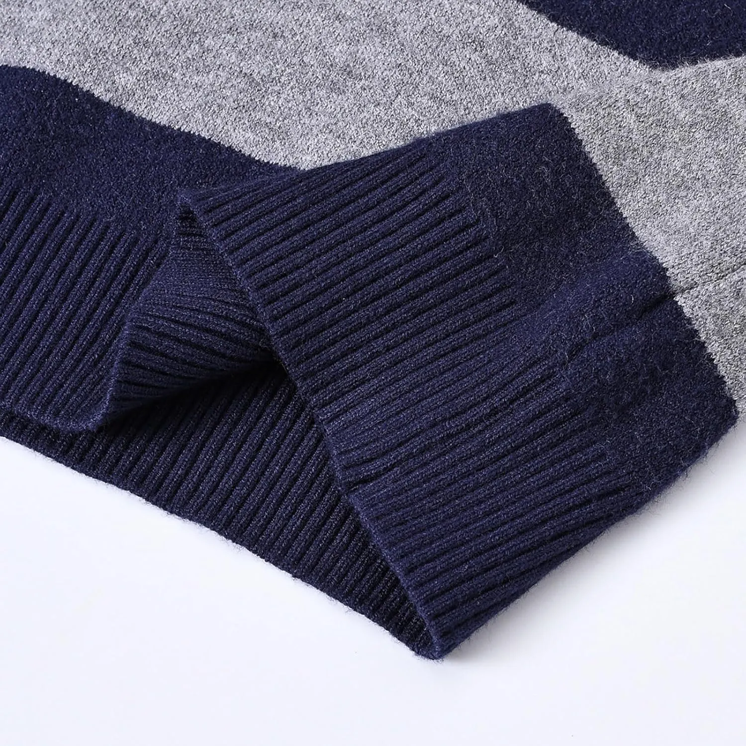 Kids Boys Long Sleeve Sweater Knit Crewneck Pullover Striped Sweater Sweatshirts Pullover Jumper Fall Winter