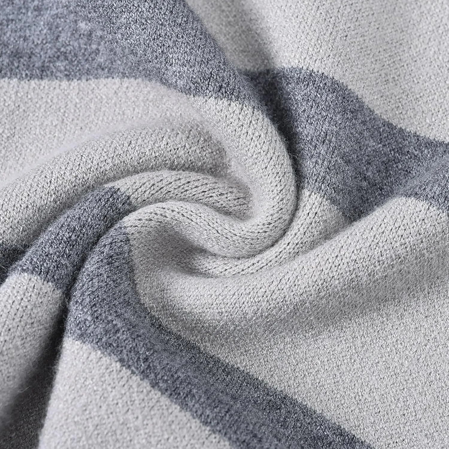 Kids Boys Long Sleeve Sweater Knit Crewneck Pullover Striped Sweater Sweatshirts Pullover Jumper Fall Winter