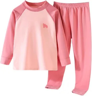Kids Cotton aamas Set Boys Girls Long Sleeve Holiday js Color Block leepwear oungeear Toddler ightown