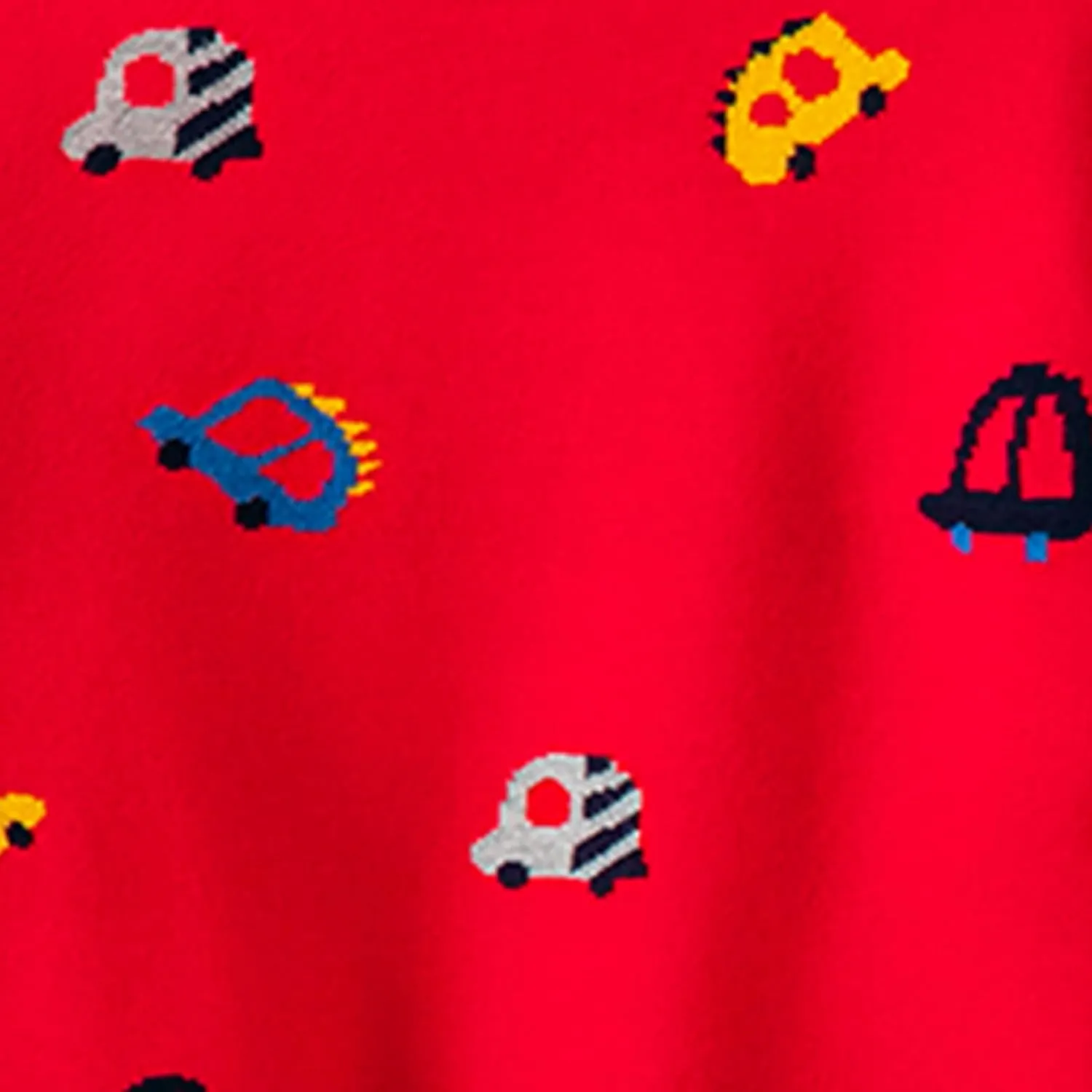 Kids Holiday Tops Toddler Boys Girls Cartoon Cars Print Sweater Long Sleeve Warm KnitPullover Knitwear Tops Sweater