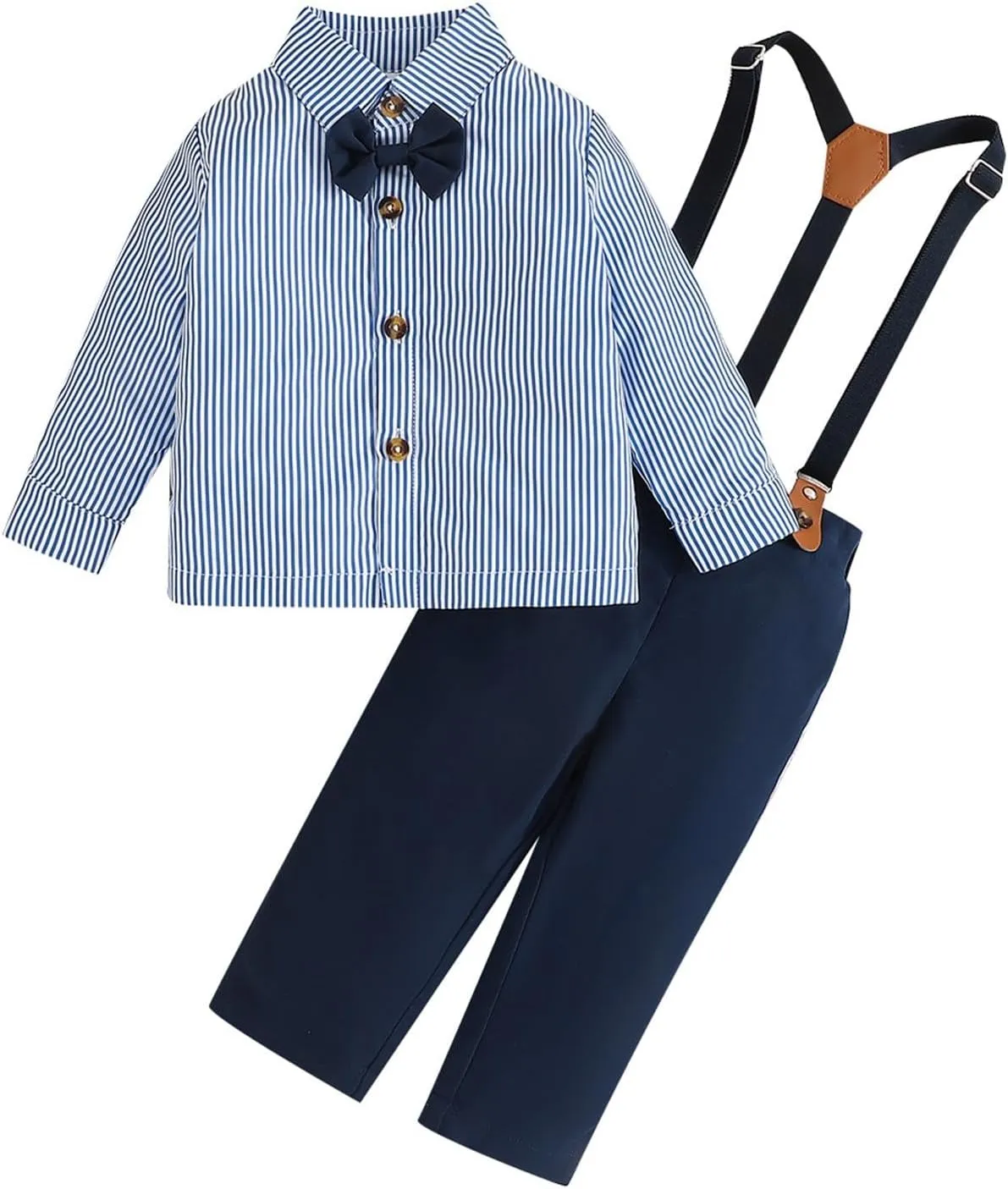 Kids Outfit Soft Cotton Warm Crewneck Long Sleeve Standing Collar Striped Boy Winter Clothes Size 5 Baby Boy Outfits