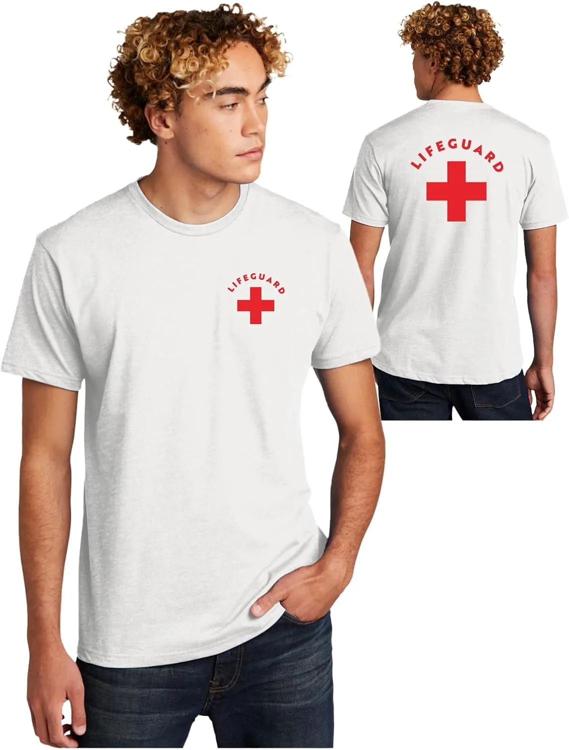Lifeguard Staff Uniform T-Shirt - Softstyle Cotton Material - Ideal for Employee and Staff - Unisex Sizing