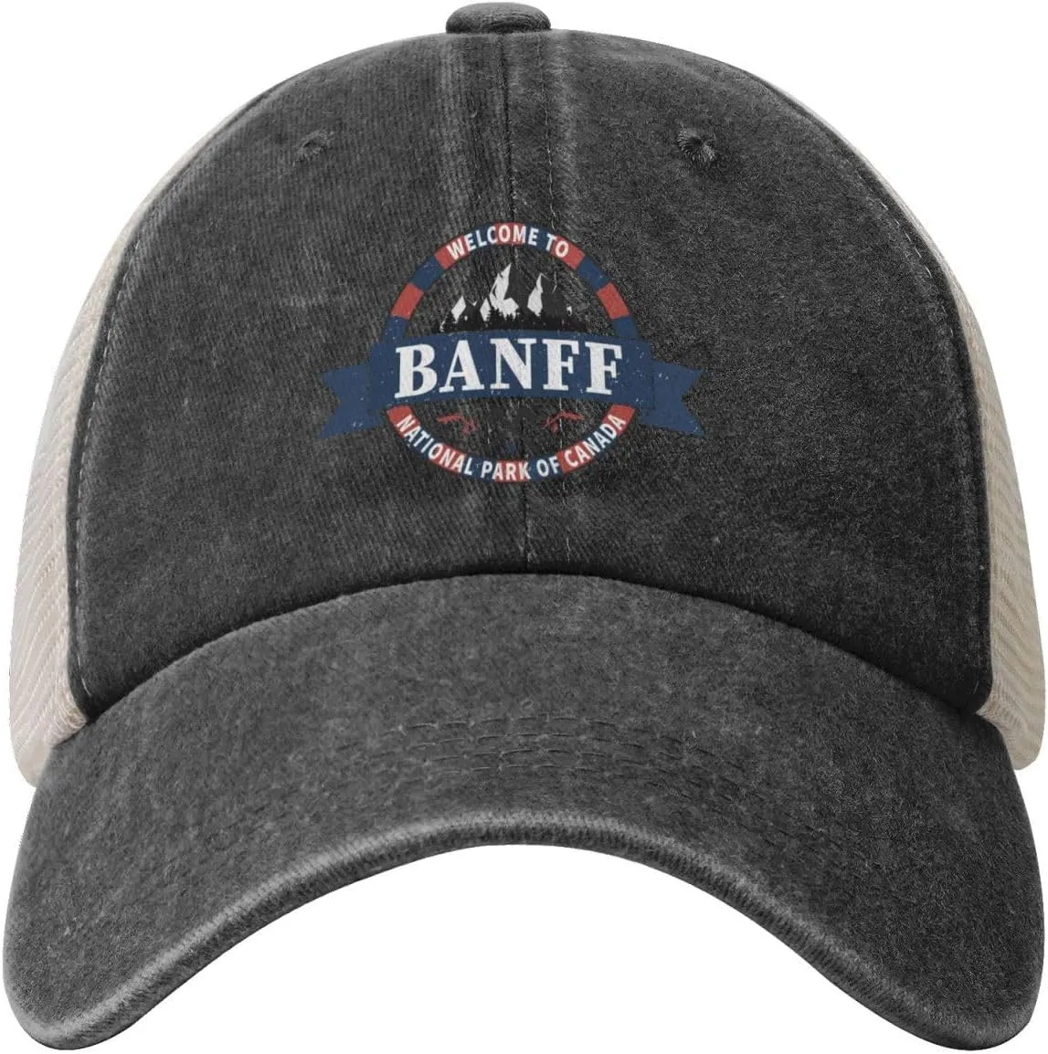 Mens Hats Hiking Snapback Trucker Caps for Womens Hiking Hats Banff National Park Cap