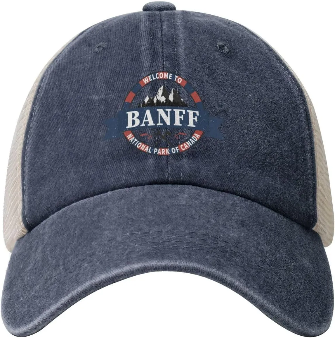 Mens Hats Hiking Snapback Trucker Caps for Womens Hiking Hats Banff National Park Cap