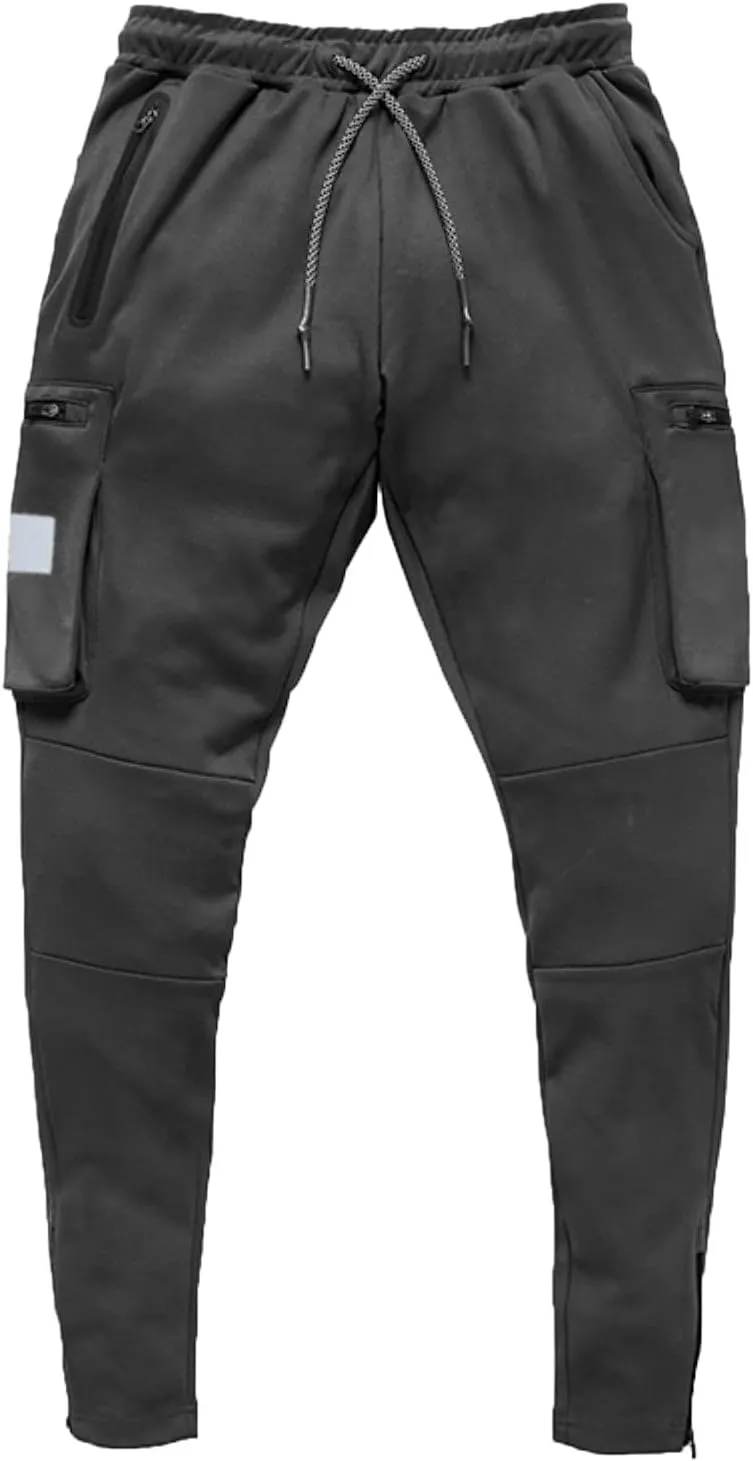 Mens Sweatpants with Pockets Big and Tall Athletic Jogger Pants Mens Baggy Fleece Sweatpants Athletic Workout Elastic