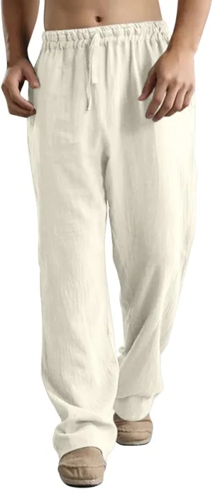 Mens Sweatpants with Pockets Big and Tall Gym Stretch Jogger Pants Mens Cargo Sweatpants Heavyweight Fleece Trousers