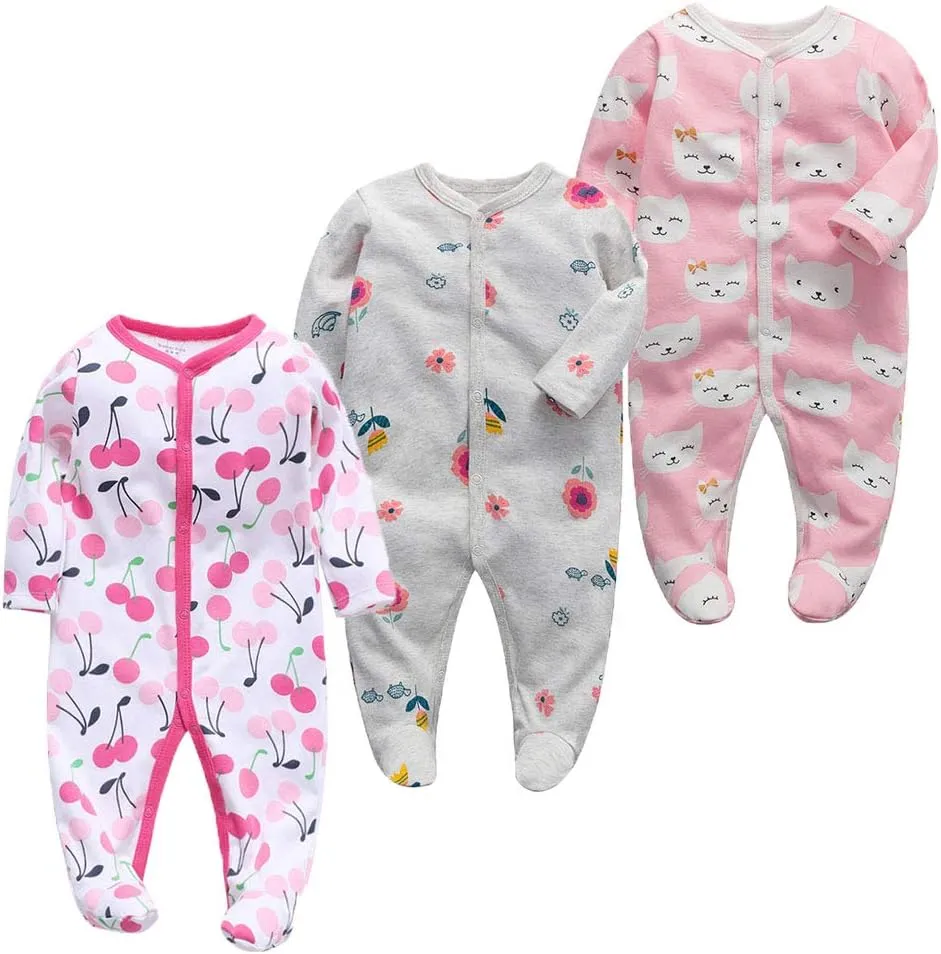 Monvecle Newborn Unisex-Baby Infant to Toddler Cotton Clothing Underwears Outfit Sets Multi-Piece