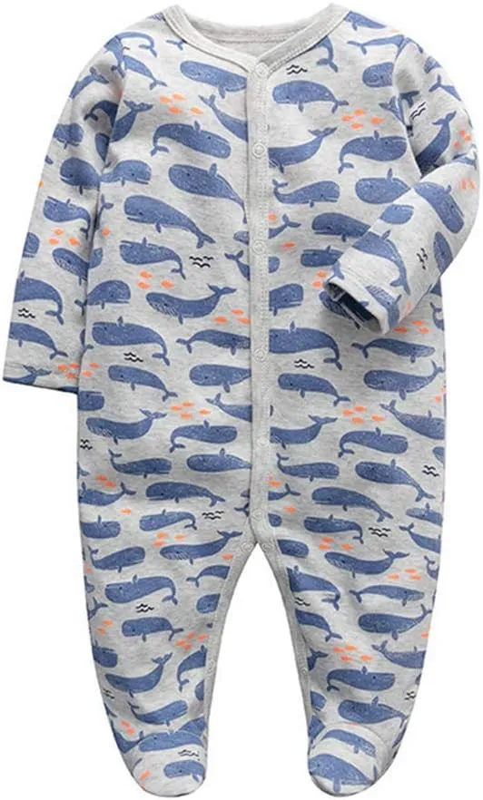 Monvecle Newborn Unisex-Baby Infant to Toddler Cotton Clothing Underwears Outfit Sets Multi-Piece