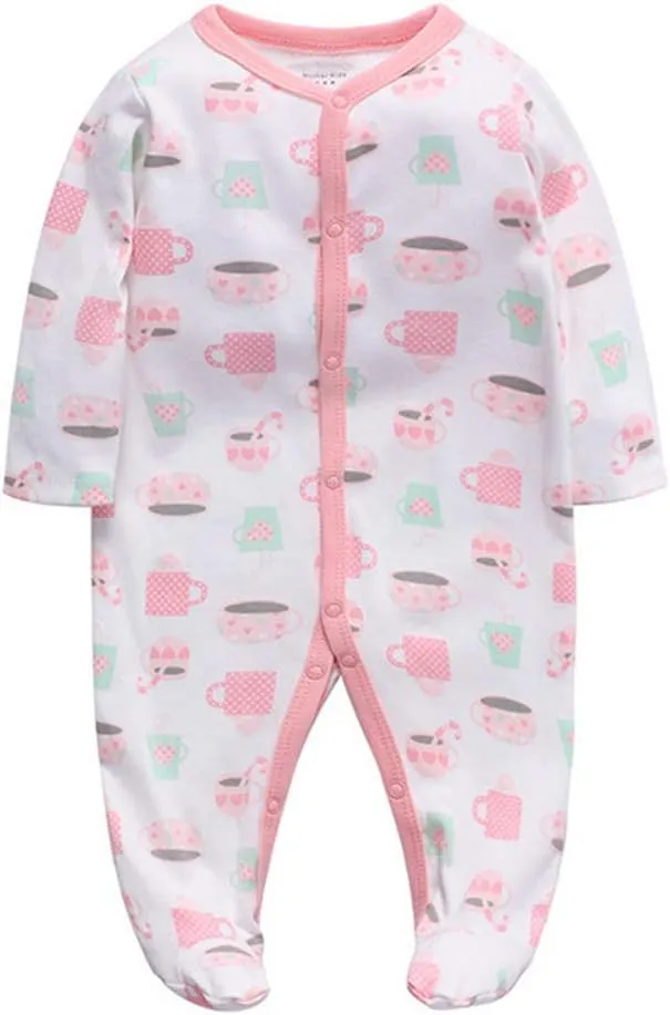 Monvecle Newborn Unisex-Baby Infant to Toddler Cotton Clothing Underwears Outfit Sets Multi-Piece