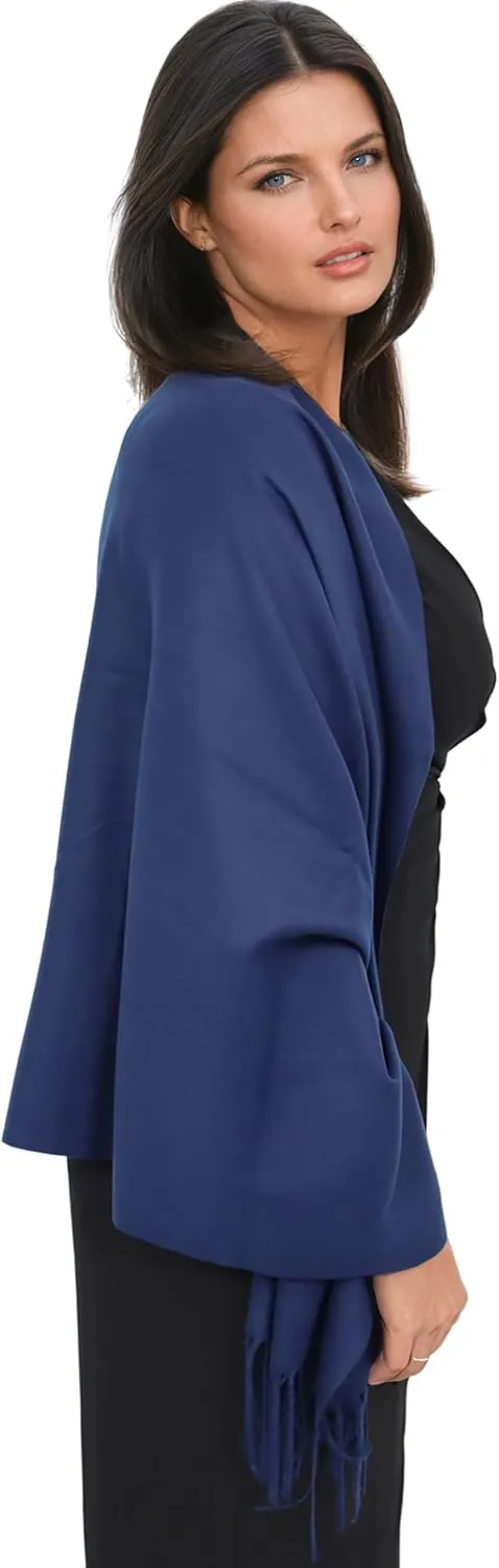 Ocomfly 100% Pashmina Scarf for Women - Premium Womens Scarves - Gift Boxed - Shawls or Wraps - Ultra Soft and Warm